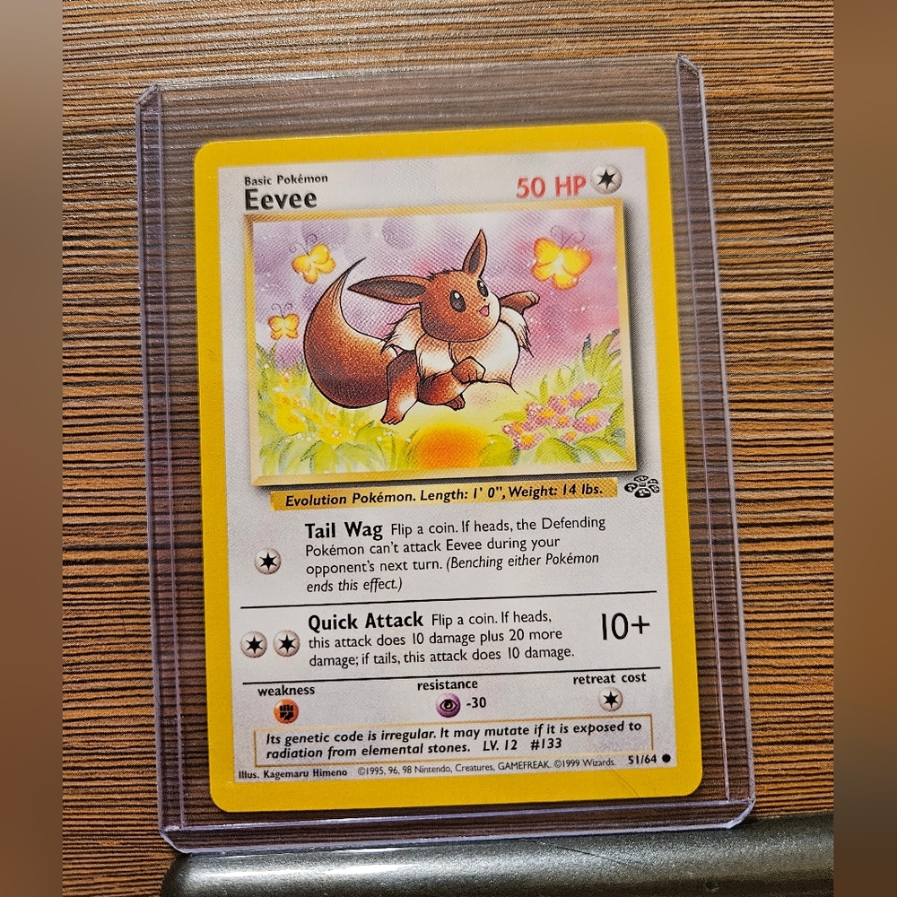 Pokemon Jungle Eevee 51/64 Card